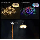 Faixa de Lâmpadas LED  com Carretel de recolhimento Coloridas para Área Externa à Prova D'água