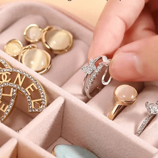 Mini Organizador de Joias Para Viagem