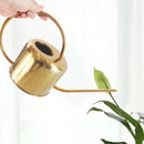 Regador de 1300ml em Aço Inoxidável Dourado