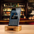 Suporte Universal de Bambu para Telefone Amplificador de Som