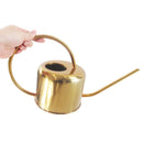 Regador de 1300ml em Aço Inoxidável Dourado