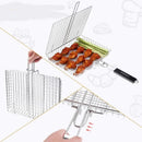 Cesta de grelha Para Churrasqueira de aço inoxidável