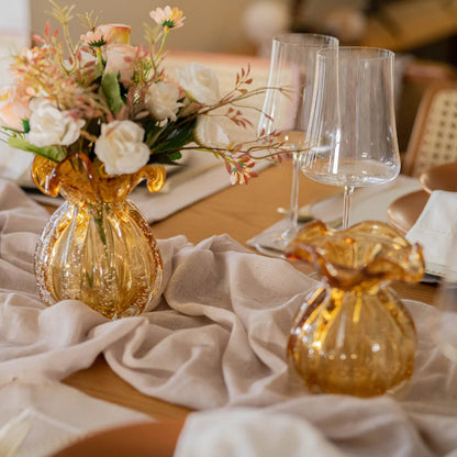 Vaso Solitário de decoração em Cristal Murano