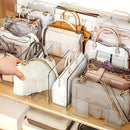 Organizador de Bolsas Para Armário/Closet Transparente em Acrílico com 4 Espaços Modulares