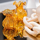 Vaso Solitário de decoração em Cristal Murano