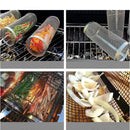 Grelha Redonda de Churrasco de Aço Inoxidável