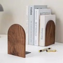 Suportes de Livros de Madeira Natural de design Atemporal