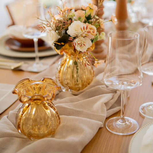 Vaso Solitário de decoração em Cristal Murano