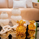 Vaso Solitário de decoração em Cristal Murano