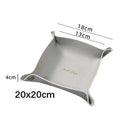 Porta Obejesto de Couro Dobrável para Organizar e Decorar