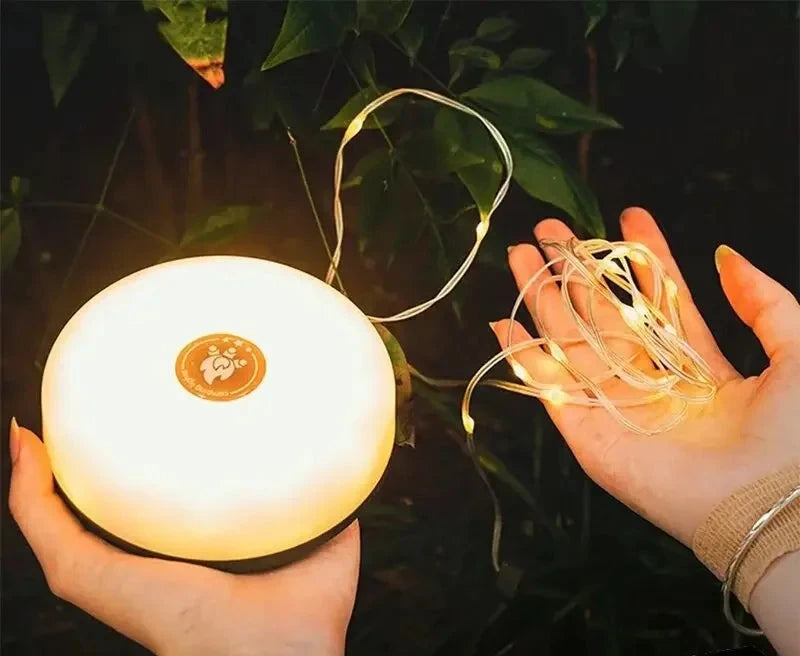 Faixa de Lâmpadas LED  com Carretel de recolhimento Coloridas para Área Externa à Prova D'água