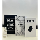 Conjunto Caixa Livro Decorativa Organizadora 3 Peças