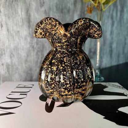 Vaso Solitário de decoração em Cristal Murano