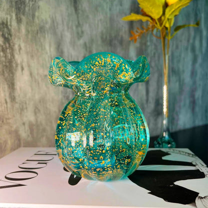 Vaso Solitário de decoração em Cristal Murano