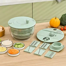 Centrífuga Salada De 5 Litro Seca Verduras Manual Secador Com Travas