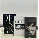 Conjunto de Caixa Livro Decorativa Organizadora Para Joias e Documentos 3pcs Papel