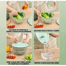 Bowl de Salada 7 em 1 De 5 Litro Com Travas