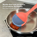 Colher de Silicone com Medidor Graduado e Ponta Moldável para Panelas e Receitas