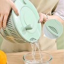 Centrífuga Salada De 5 Litro Seca Verduras Manual Secador Com Travas